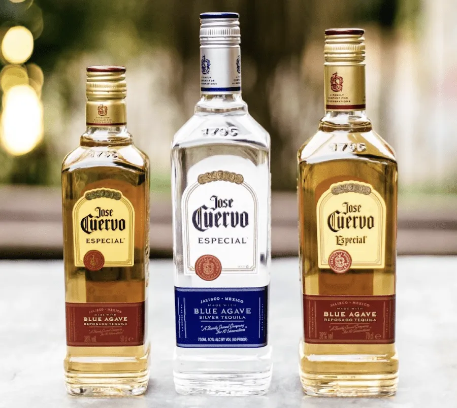 3 bottles of Jose Cuervo Especial Tequila