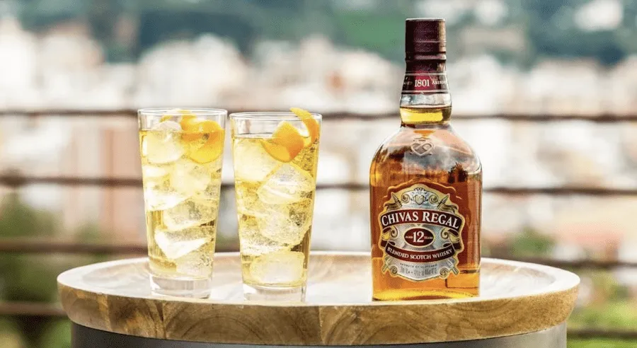 Chivas Regal 12 with cocktail