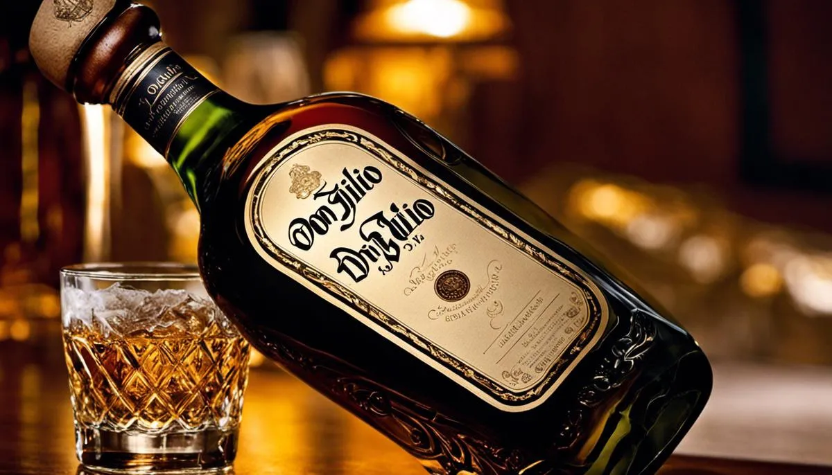 Bottle of Don Julio 1942 tequila, reflecting the passion and craftsmanship of its founder, Don Julio González-Frausto Estrada.