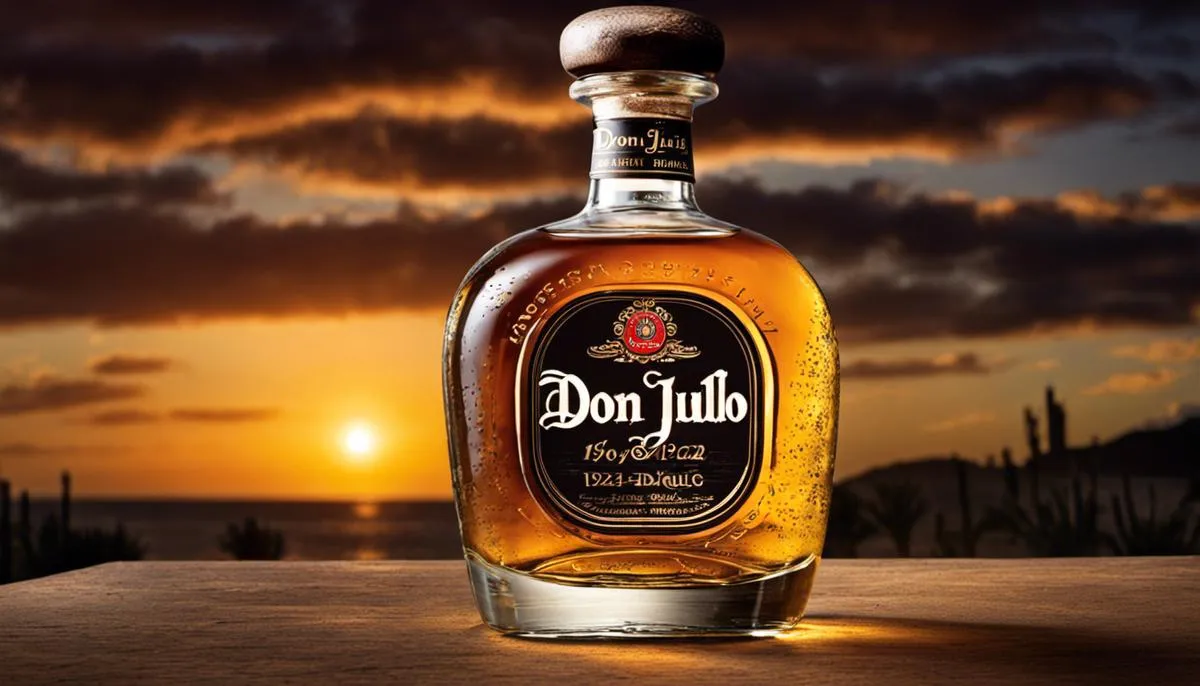 Image of a bottle of Don Julio 1942 Tequila