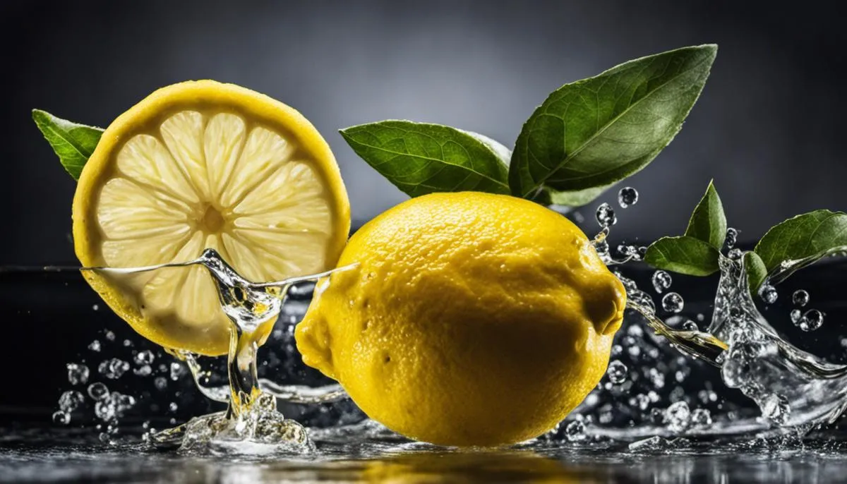 Image of lemon garnish for gin