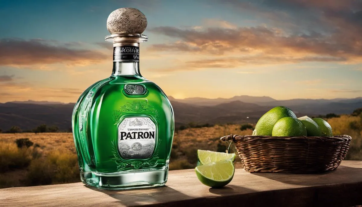 Image of Patron Tequila featured in movies