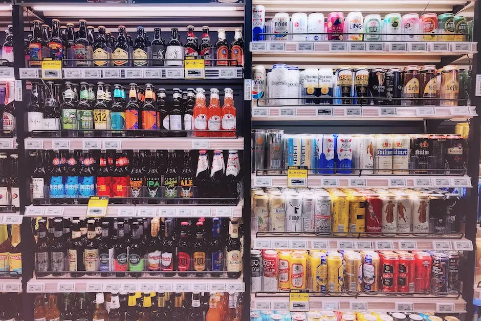 Image depicting different brands of prime energy drinks displayed on a shelf